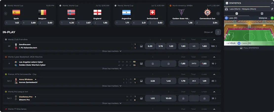 Falcon casino sportbook and sport betting
